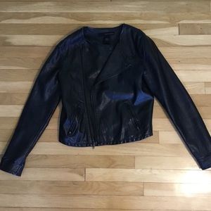 Calvin Klein Black Leather Jacket